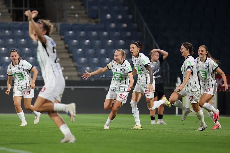 Sturm Frauen - Gintra
UEFA Womens Europa Cup Qualifikation, 1. Runde, SK Sturm Graz Frauen - FC Gintra, Stadion Graz-Liebenau, 26.08.2026.Foto zeigt Lena Breznik (Sturm Frauen)
