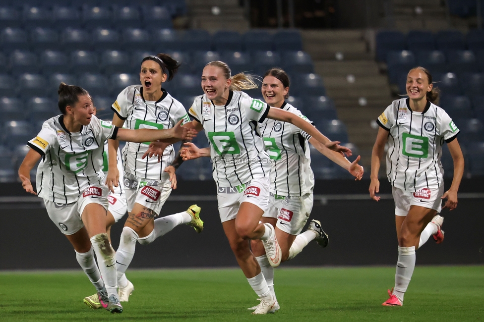 Sturm Frauen - Gintra
UEFA Womens Europa Cup Qualifikation, 1. Runde, SK Sturm Graz Frauen - FC Gintra, Stadion Graz-Liebenau, 26.08.2026.Foto zeigt Lena Breznik (Sturm Frauen)
