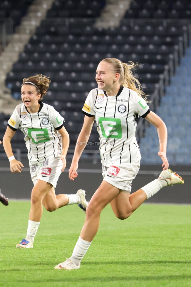 Sturm Frauen - Gintra
UEFA Womens Europa Cup Qualifikation, 1. Runde, SK Sturm Graz Frauen - FC Gintra, Stadion Graz-Liebenau, 26.08.2026.Foto zeigt Lena Breznik (Sturm Frauen)
