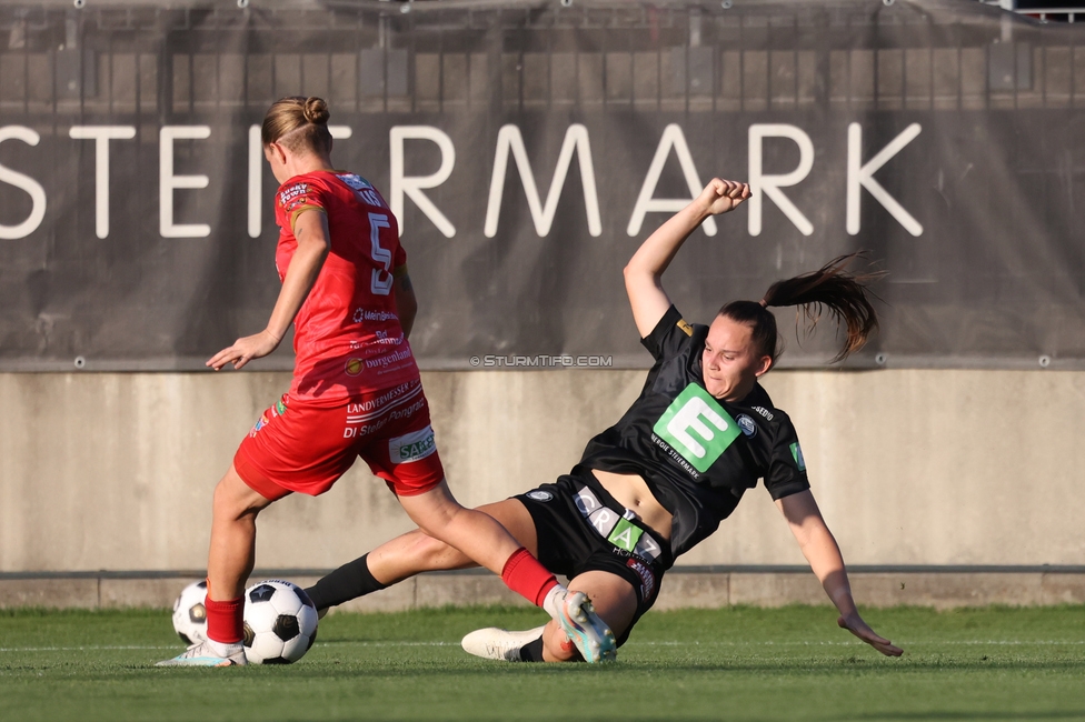 Sturm Frauen - Suedburgenland
OEFB Frauen Bundesliga, 5. Runde, SK Sturm Graz Frauen - SpG Suedburgenland TSV Hartberg, Trainingszentrum Messendorf, 29.08.2026. Foto zeigt Julia Keutz (Sturm Frauen)
