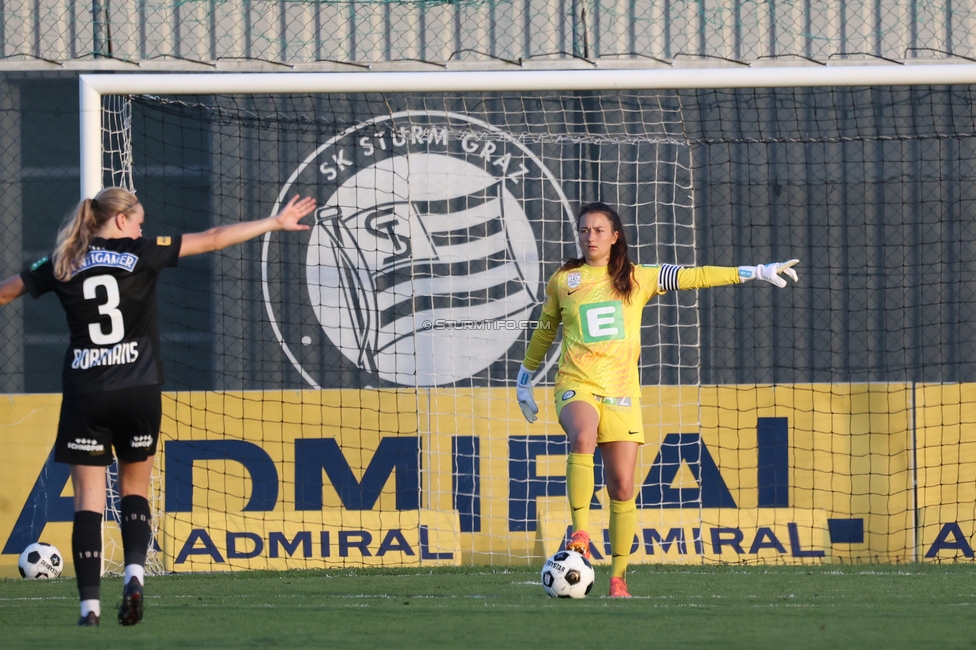 Sturm Frauen - Suedburgenland
OEFB Frauen Bundesliga, 5. Runde, SK Sturm Graz Frauen - SpG Suedburgenland TSV Hartberg, Trainingszentrum Messendorf, 29.08.2026. Foto zeigt Merel Bormans (Sturm Frauen) und Vanessa Gritzner (Sturm Frauen)

