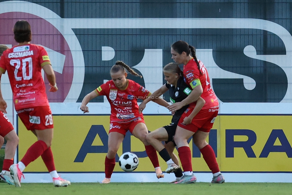 Sturm Frauen - Suedburgenland
OEFB Frauen Bundesliga, 5. Runde, SK Sturm Graz Frauen - SpG Suedburgenland TSV Hartberg, Trainingszentrum Messendorf, 29.08.2026. Foto zeigt Katja Weber (Sturm Frauen)
