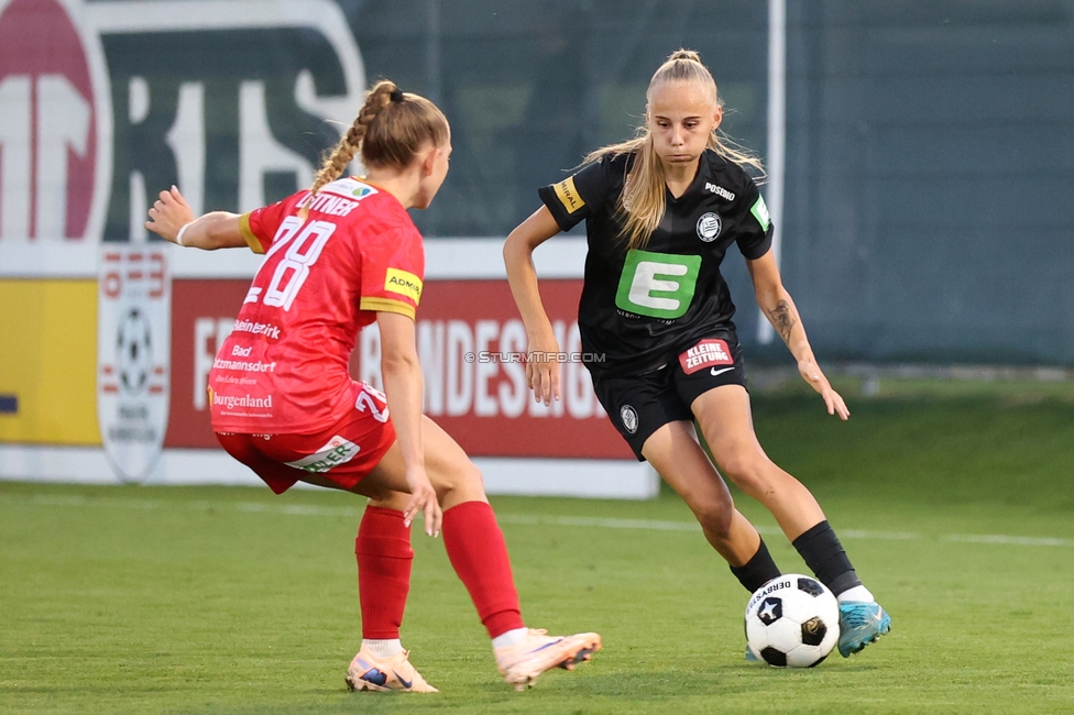 Sturm Frauen - Suedburgenland
OEFB Frauen Bundesliga, 5. Runde, SK Sturm Graz Frauen - SpG Suedburgenland TSV Hartberg, Trainingszentrum Messendorf, 29.08.2026. Foto zeigt Lucie Krejcova (Sturm Frauen)
