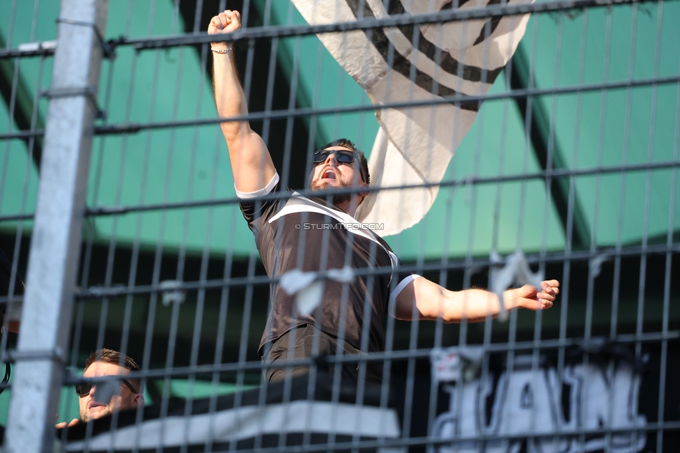 Rapid - Sturm Graz
Oesterreichische Fussball Bundesliga, 5. Runde, SK Rapid Wien - SK Sturm Graz, Weststadion Wien, 30.08.2026. Foto zeigt Fans von Sturm
