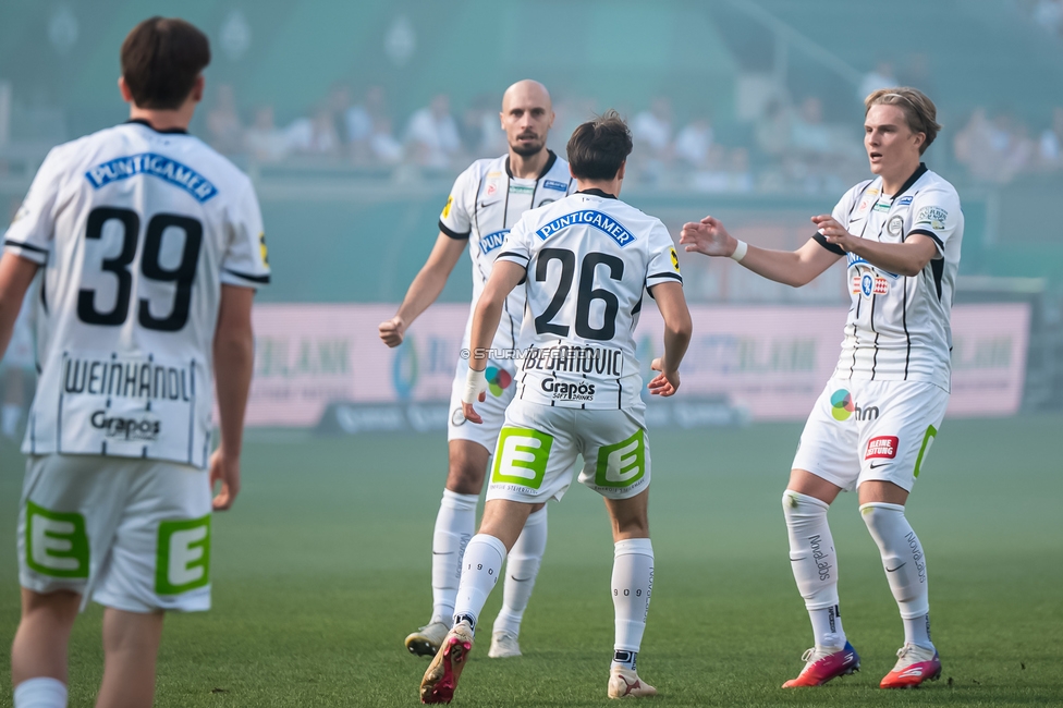 Rapid - Sturm Graz
Oesterreichische Fussball Bundesliga, 5. Runde, SK Rapid Wien - SK Sturm Graz, Weststadion Wien, 30.08.2026. 

Foto zeigt Belmin Beganovic (Sturm)
