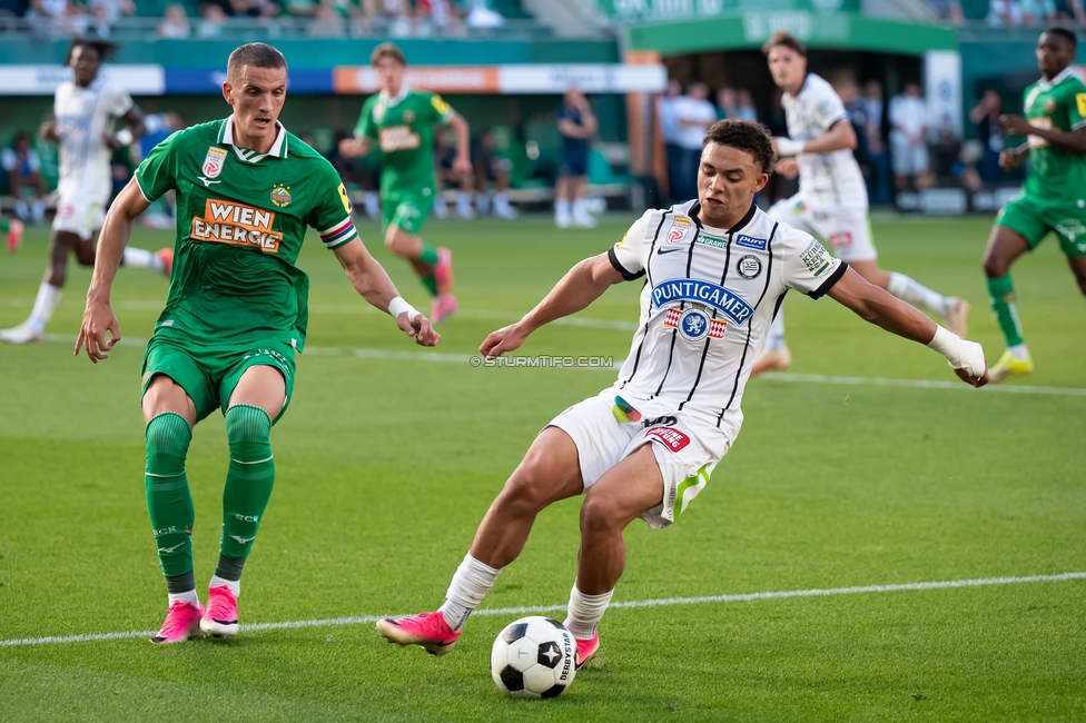 Rapid - Sturm Graz
Oesterreichische Fussball Bundesliga, 5. Runde, SK Rapid Wien - SK Sturm Graz, Weststadion Wien, 30.08.2026. 

Foto zeigt Jacob Peter Hoedl (Sturm)
