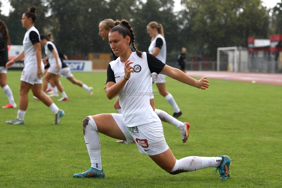 Gintra - Sturm Frauen
UEFA Womens Europa Cup, 1. Runde, FC Gintra - SK Sturm Graz Frauen, Siauliai City Municipal Stadium, 02.09.2026.Foto zeigt Stefanie Grossgasteiger (Sturm Frauen)
