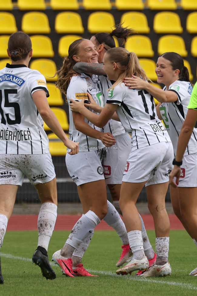 Gintra - Sturm Frauen
UEFA Womens Europa Cup, 1. Runde, FC Gintra - SK Sturm Graz Frauen, Siauliai City Municipal Stadium, 02.09.2026.Foto zeigt Brigitta Pulins (Sturm Frauen)
