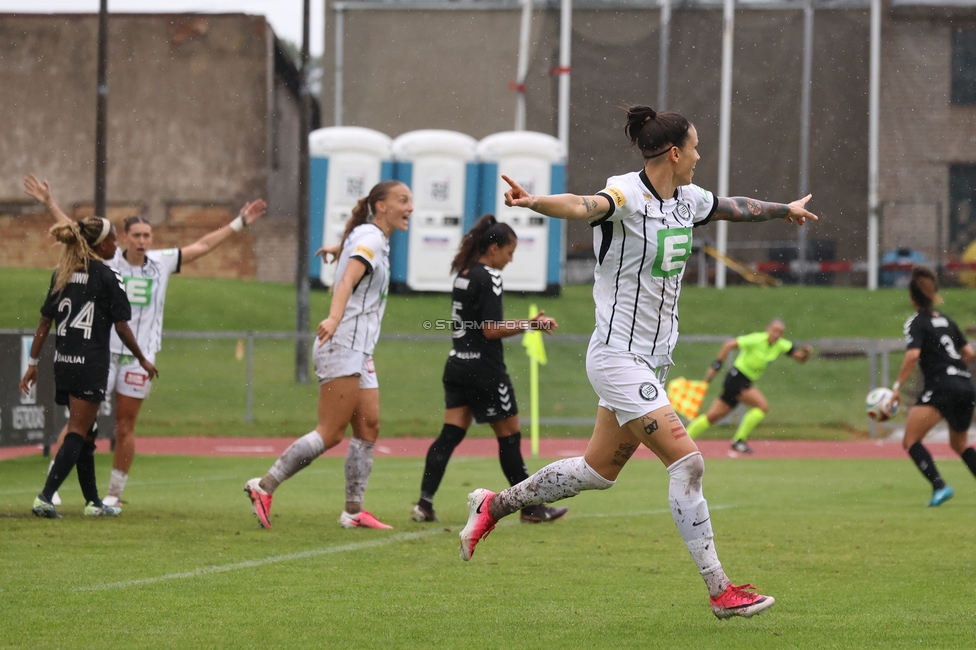 Gintra - Sturm Frauen
UEFA Womens Europa Cup, 1. Runde, FC Gintra - SK Sturm Graz Frauen, Siauliai City Municipal Stadium, 02.09.2026.Foto zeigt Lilla Sipos (Sturm Frauen)
