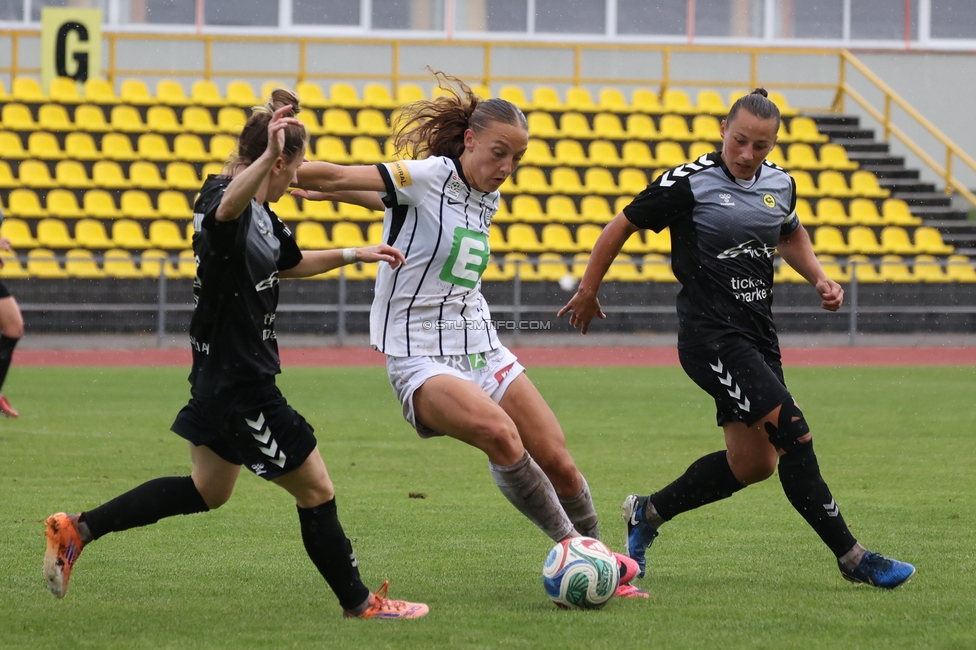 Gintra - Sturm Frauen
UEFA Womens Europa Cup, 1. Runde, FC Gintra - SK Sturm Graz Frauen, Siauliai City Municipal Stadium, 02.09.2026.Foto zeigt Brigitta Pulins (Sturm Frauen)
