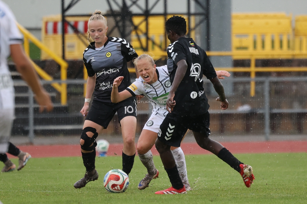 Gintra - Sturm Frauen
UEFA Womens Europa Cup, 1. Runde, FC Gintra - SK Sturm Graz Frauen, Siauliai City Municipal Stadium, 02.09.2026.Foto zeigt Sara Pavlovic (Sturm Frauen)
