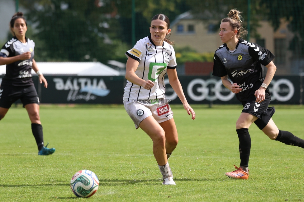 Gintra - Sturm Frauen
UEFA Womens Europa Cup, 1. Runde, FC Gintra - SK Sturm Graz Frauen, Siauliai City Municipal Stadium, 02.09.2026.Foto zeigt Marie Spiess (Sturm Frauen)
