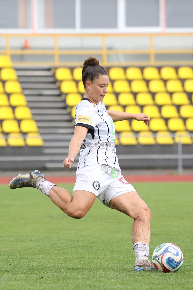 Gintra - Sturm Frauen
UEFA Womens Europa Cup, 1. Runde, FC Gintra - SK Sturm Graz Frauen, Siauliai City Municipal Stadium, 02.09.2026.Foto zeigt Julia Michelle Wattilete (Sturm Frauen)
