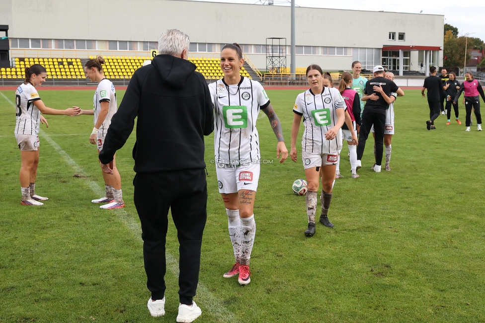Gintra - Sturm Frauen
UEFA Womens Europa Cup, 1. Runde, FC Gintra - SK Sturm Graz Frauen, Siauliai City Municipal Stadium, 02.09.2026.Foto zeigt Lilla Sipos (Sturm Frauen)
