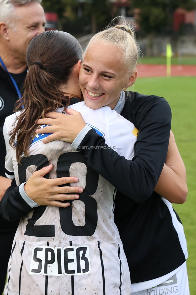 Gintra - Sturm Frauen
UEFA Womens Europa Cup, 1. Runde, FC Gintra - SK Sturm Graz Frauen, Siauliai City Municipal Stadium, 02.09.2026.Foto zeigt Marie Spiess (Sturm Frauen) und Lucie Krejcova (Sturm Frauen)

