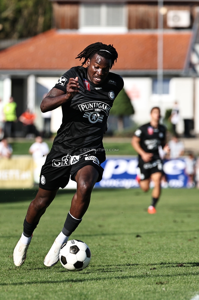 Voitsberg - Sturm Graz
OEFB Cup 2. Runde, TSV Voitsberg - SK Sturm Graz, Muenzer Bioindustrie Sportpark, Voitsberg, 05.09.2026. Foto zeigt Seedy Jatta (Sturm)
