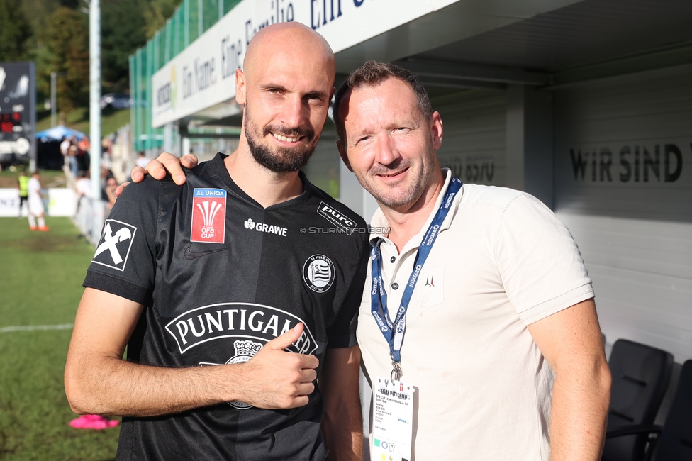 Voitsberg - Sturm Graz
OEFB Cup 2. Runde, TSV Voitsberg - SK Sturm Graz, Muenzer Bioindustrie Sportpark, Voitsberg, 05.09.2026. 

Foto zeigt Jon Gorenc-Stankovic (Sturm)
