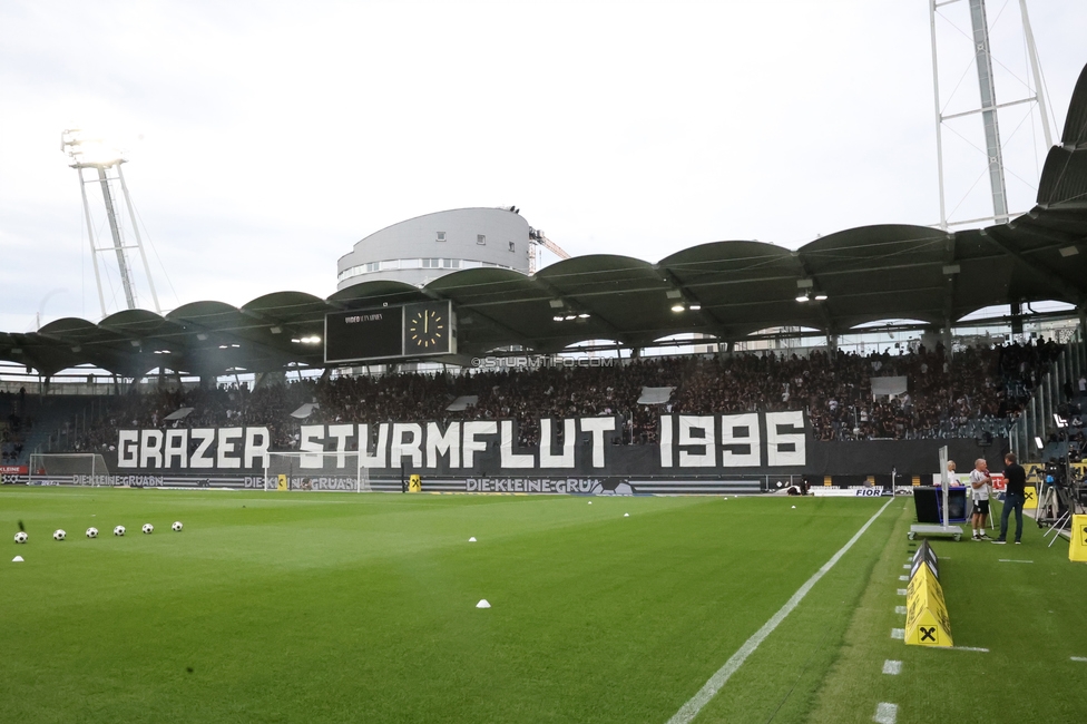 Sturm Graz - LASK
Oesterreichische Fussball Bundesliga, 6. Runde, SK Sturm Graz - Linzer ASK, Stadion Graz-Liebenau, 13.09.2026. Foto zeigt Fans von Sturm mit einer Choreografie
