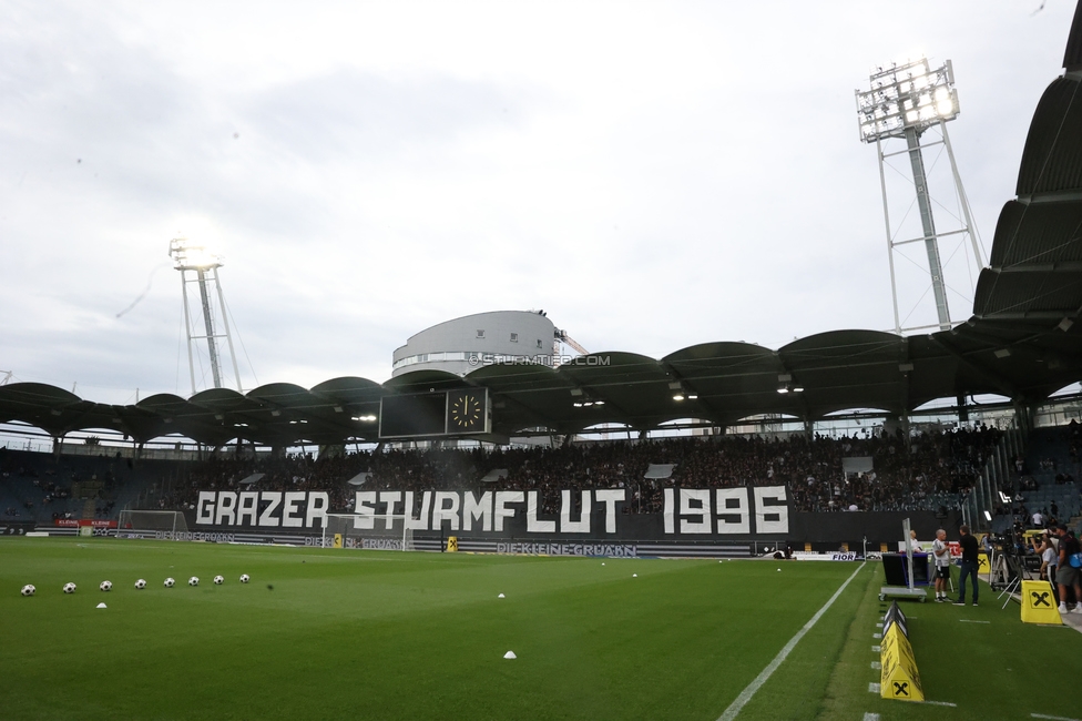 Sturm Graz - LASK
Oesterreichische Fussball Bundesliga, 6. Runde, SK Sturm Graz - Linzer ASK, Stadion Graz-Liebenau, 13.09.2026. Foto zeigt Fans von Sturm mit einer Choreografie

