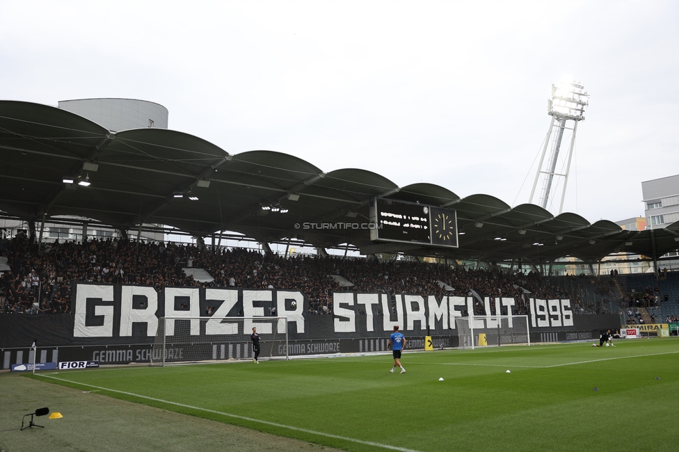 Sturm Graz - LASK
Oesterreichische Fussball Bundesliga, 6. Runde, SK Sturm Graz - Linzer ASK, Stadion Graz-Liebenau, 13.09.2026. Foto zeigt Fans von Sturm mit einer Choreografie
