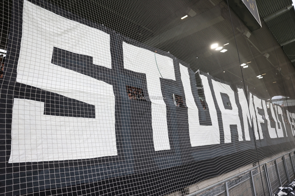Sturm Graz - LASK
Oesterreichische Fussball Bundesliga, 6. Runde, SK Sturm Graz - Linzer ASK, Stadion Graz-Liebenau, 13.09.2026. Foto zeigt Fans von Sturm mit einer Choreografie
