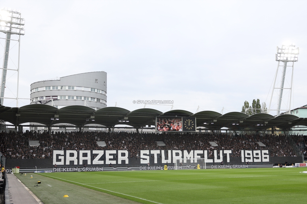 Sturm Graz - LASK
Oesterreichische Fussball Bundesliga, 6. Runde, SK Sturm Graz - Linzer ASK, Stadion Graz-Liebenau, 13.09.2026. Foto zeigt Fans von Sturm mit einer Choreografie
