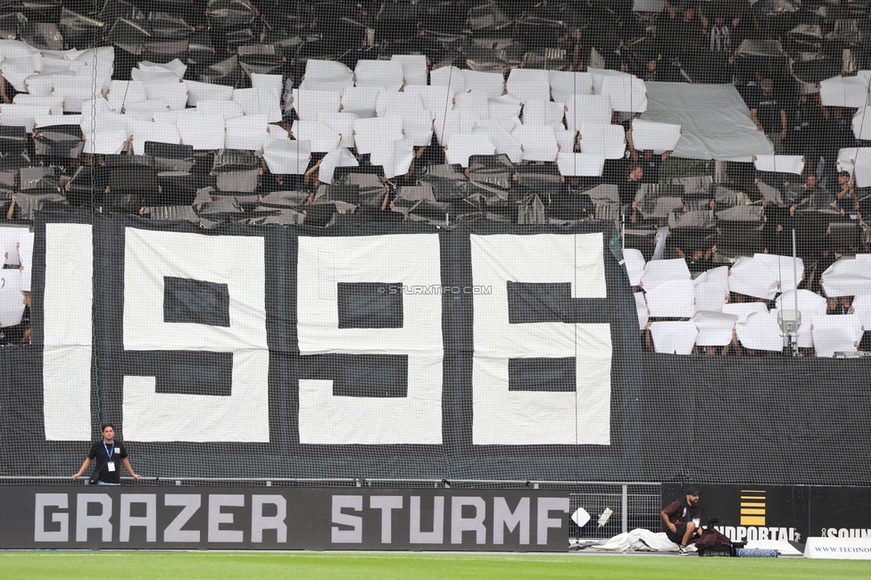 Sturm Graz - LASK
Oesterreichische Fussball Bundesliga, 6. Runde, SK Sturm Graz - Linzer ASK, Stadion Graz-Liebenau, 13.09.2026. Foto zeigt Fans von Sturm mit einer Choreografie

