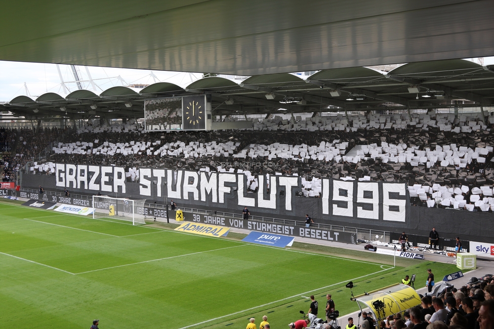 Sturm Graz - LASK
Oesterreichische Fussball Bundesliga, 6. Runde, SK Sturm Graz - Linzer ASK, Stadion Graz-Liebenau, 13.09.2026. Foto zeigt Fans von Sturm mit einer Choreografie

