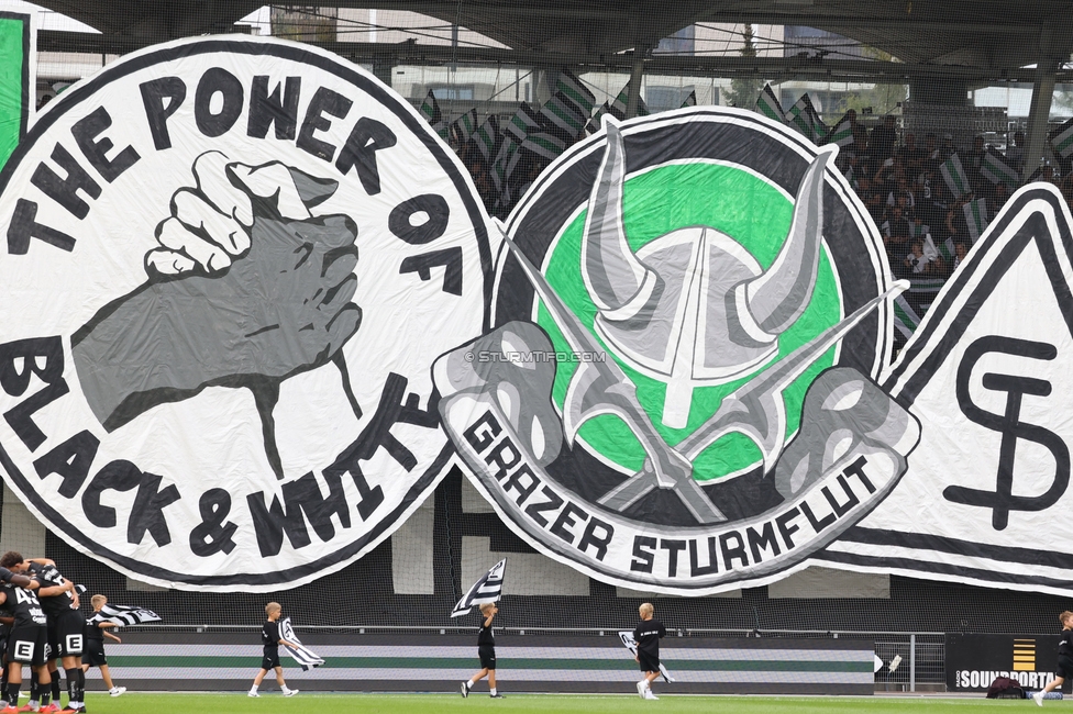Sturm Graz - LASK
Oesterreichische Fussball Bundesliga, 6. Runde, SK Sturm Graz - Linzer ASK, Stadion Graz-Liebenau, 13.09.2026. Foto zeigt Fans von Sturm mit einer Choreografie
