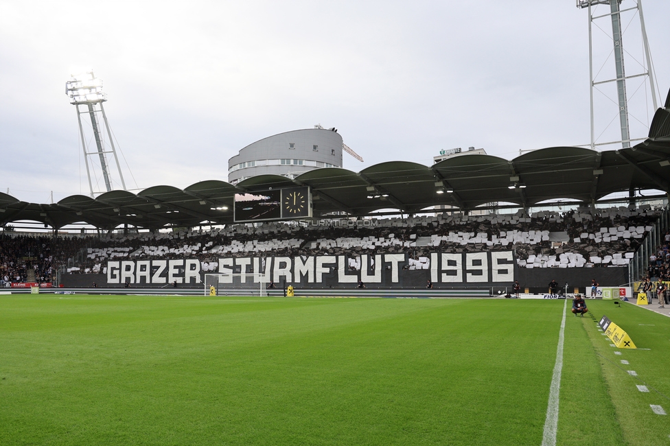 Sturm Graz - LASK
Oesterreichische Fussball Bundesliga, 6. Runde, SK Sturm Graz - Linzer ASK, Stadion Graz-Liebenau, 13.09.2026. Foto zeigt Fans von Sturm mit einer Choreografie
