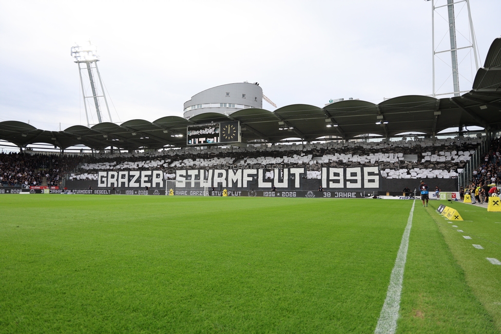 Sturm Graz - LASK
Oesterreichische Fussball Bundesliga, 6. Runde, SK Sturm Graz - Linzer ASK, Stadion Graz-Liebenau, 13.09.2026. Foto zeigt Fans von Sturm mit einer Choreografie
