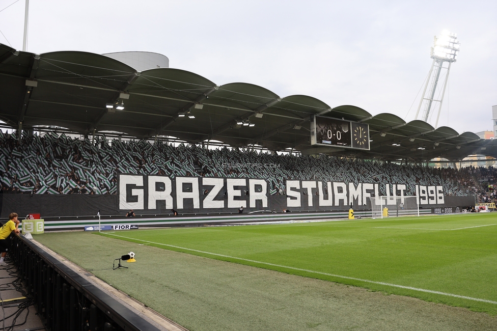Sturm Graz - LASK
Oesterreichische Fussball Bundesliga, 6. Runde, SK Sturm Graz - Linzer ASK, Stadion Graz-Liebenau, 13.09.2026. Foto zeigt Fans von Sturm mit einer Choreografie

