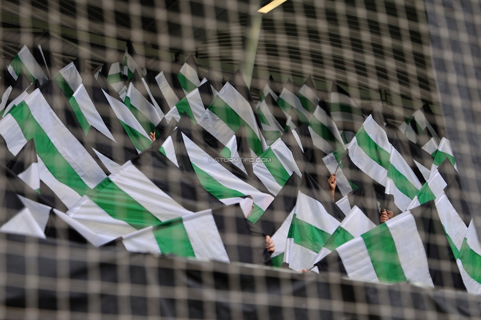 Sturm Graz - LASK
Oesterreichische Fussball Bundesliga, 6. Runde, SK Sturm Graz - Linzer ASK, Stadion Graz-Liebenau, 13.09.2026. Foto zeigt Fans von Sturm mit einer Choreografie

