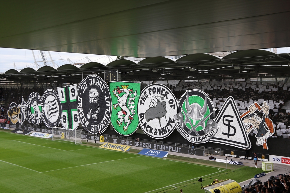 Sturm Graz - LASK
Oesterreichische Fussball Bundesliga, 6. Runde, SK Sturm Graz - Linzer ASK, Stadion Graz-Liebenau, 13.09.2026. Foto zeigt Fans von Sturm mit einer Choreografie
