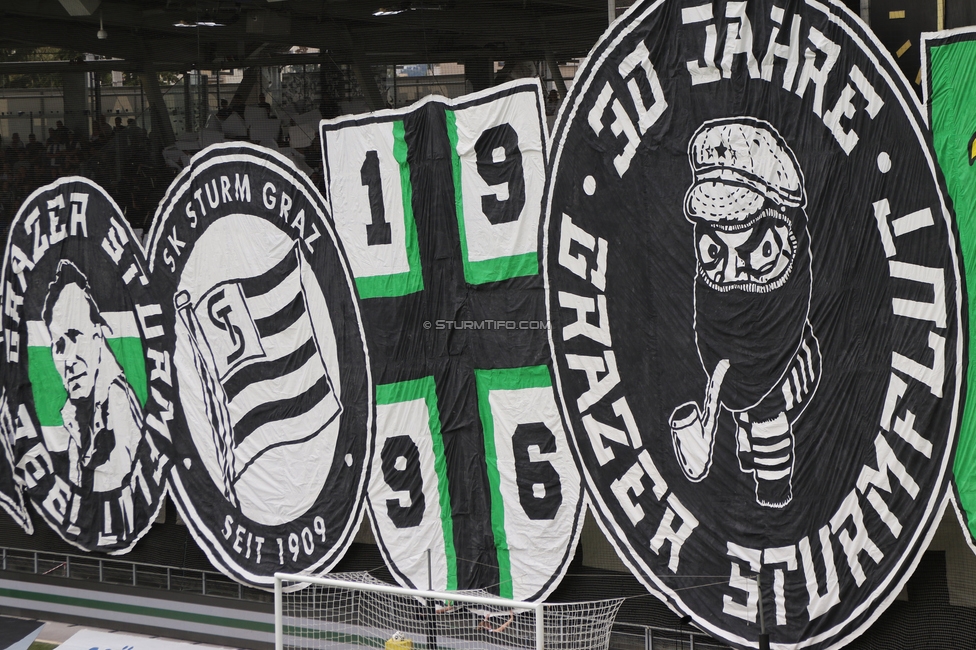 Sturm Graz - LASK
Oesterreichische Fussball Bundesliga, 6. Runde, SK Sturm Graz - Linzer ASK, Stadion Graz-Liebenau, 13.09.2026. Foto zeigt Fans von Sturm mit einer Choreografie
