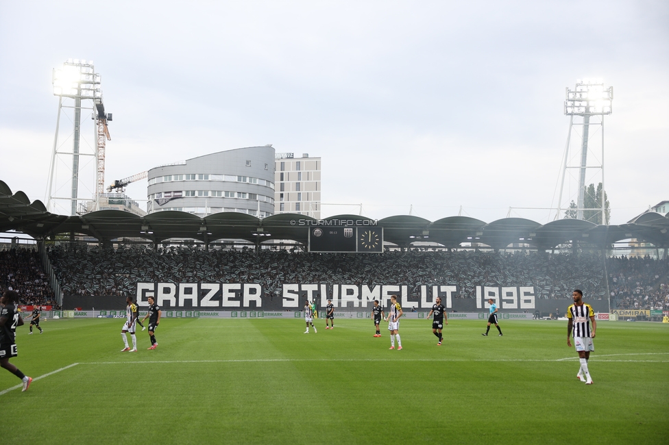 Sturm Graz - LASK
Oesterreichische Fussball Bundesliga, 6. Runde, SK Sturm Graz - Linzer ASK, Stadion Graz-Liebenau, 13.09.2026. Foto zeigt Fans von Sturm mit einer Choreografie
