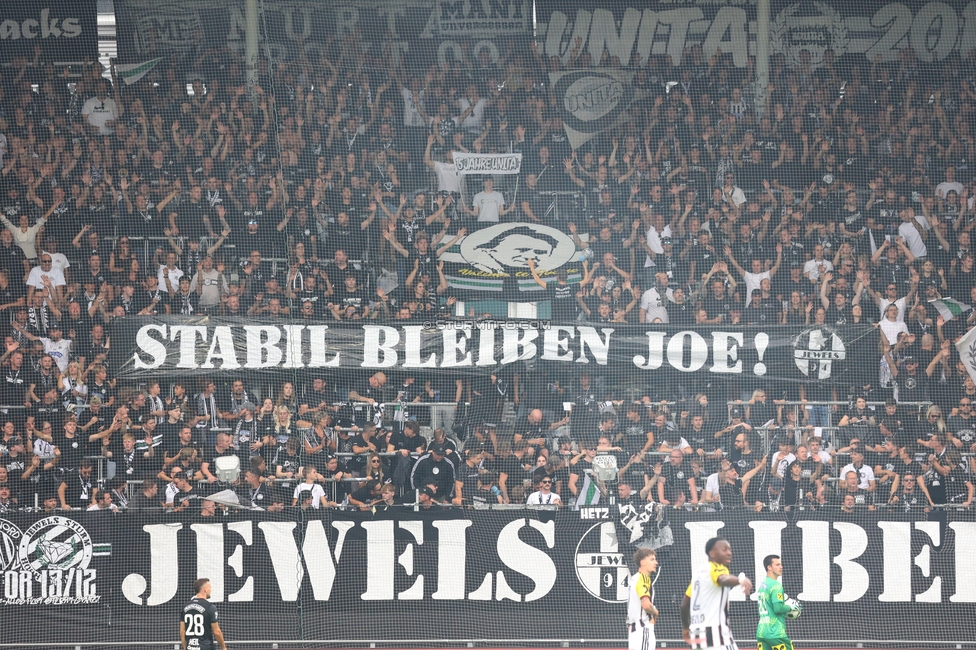 Sturm Graz - LASK
Oesterreichische Fussball Bundesliga, 6. Runde, SK Sturm Graz - Linzer ASK, Stadion Graz-Liebenau, 13.09.2026. Foto zeigt Fans von Sturm
