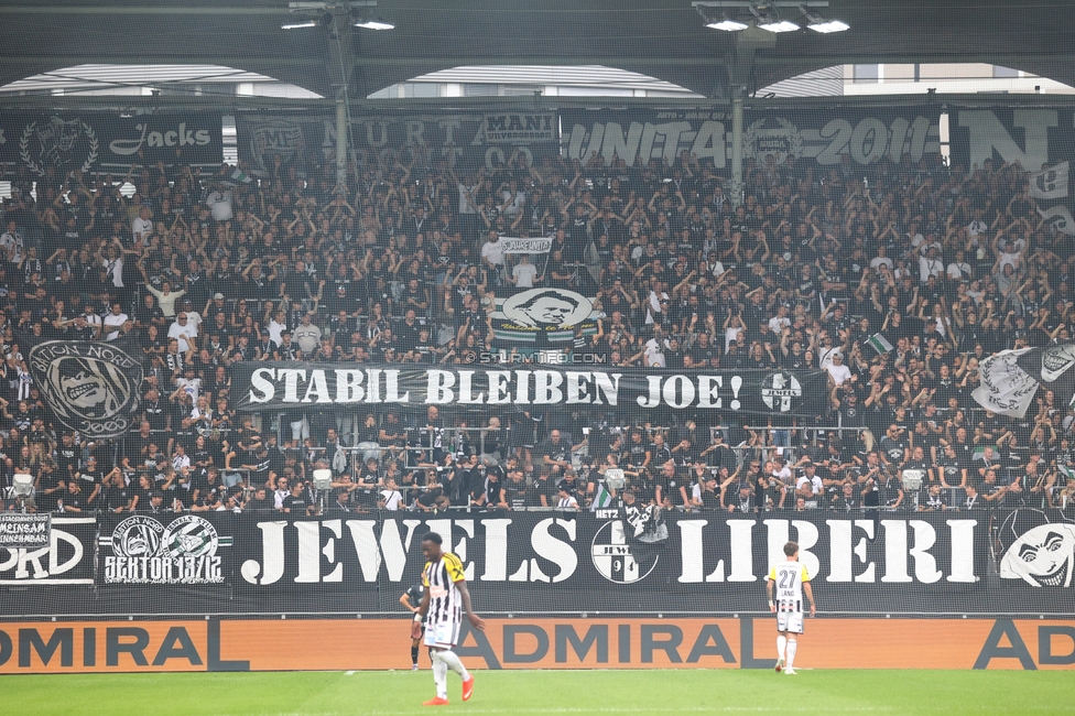 Sturm Graz - LASK
Oesterreichische Fussball Bundesliga, 6. Runde, SK Sturm Graz - Linzer ASK, Stadion Graz-Liebenau, 13.09.2026. Foto zeigt Fans von Sturm
