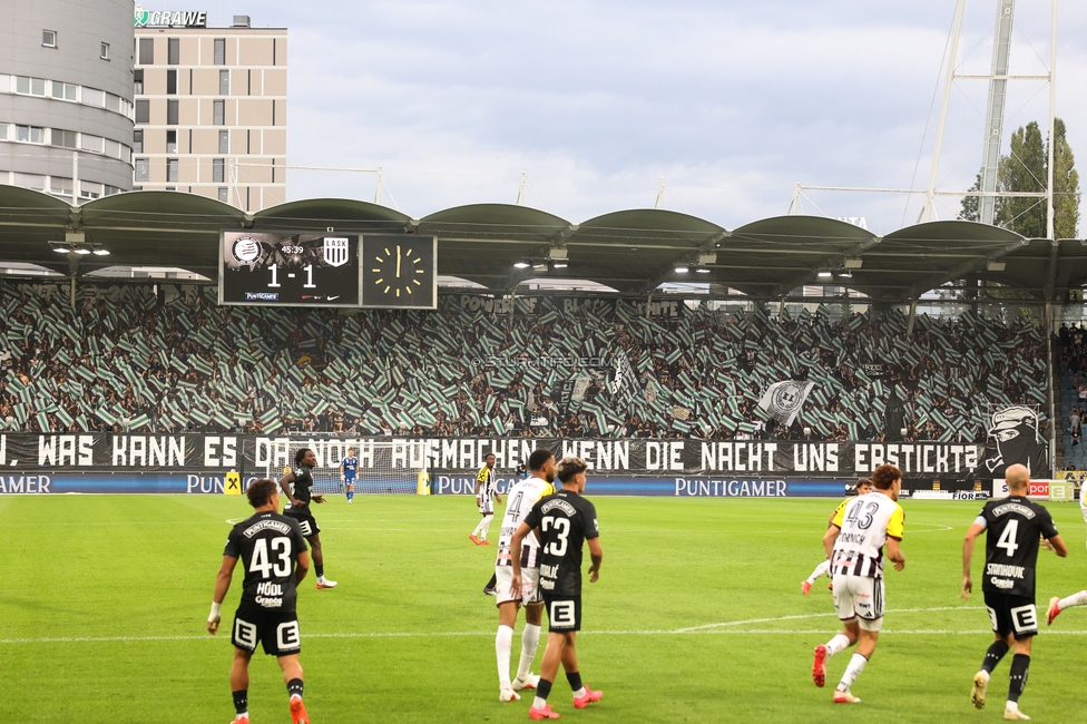 Sturm Graz - LASK
Oesterreichische Fussball Bundesliga, 6. Runde, SK Sturm Graz - Linzer ASK, Stadion Graz-Liebenau, 13.09.2026. Foto zeigt Fans von Sturm
