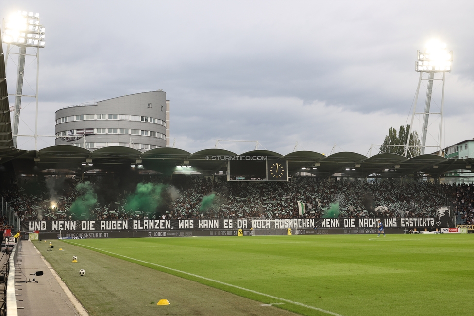 Sturm Graz - LASK
Oesterreichische Fussball Bundesliga, 6. Runde, SK Sturm Graz - Linzer ASK, Stadion Graz-Liebenau, 13.09.2026. Foto zeigt Fans von Sturm mit Pyrotechnik
