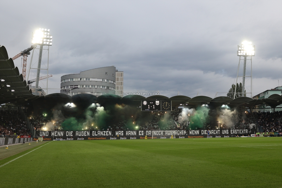 Sturm Graz - LASK
Oesterreichische Fussball Bundesliga, 6. Runde, SK Sturm Graz - Linzer ASK, Stadion Graz-Liebenau, 13.09.2026. Foto zeigt Fans von Sturm mit Pyrotechnik
