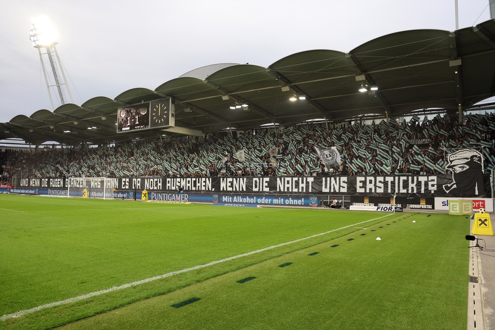 Sturm Graz - LASK
Oesterreichische Fussball Bundesliga, 6. Runde, SK Sturm Graz - Linzer ASK, Stadion Graz-Liebenau, 13.09.2026. Foto zeigt Fans von Sturm
