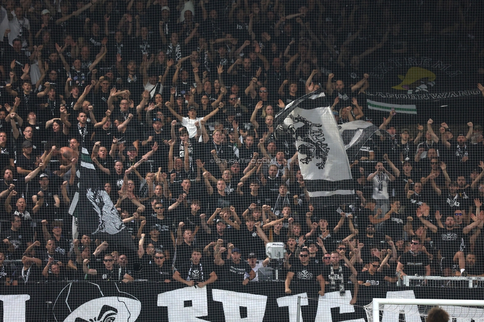 Sturm Graz - LASK
Oesterreichische Fussball Bundesliga, 6. Runde, SK Sturm Graz - Linzer ASK, Stadion Graz-Liebenau, 13.09.2026. Foto zeigt Fans von Sturm
