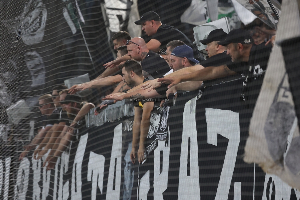 Sturm Graz - LASK
Oesterreichische Fussball Bundesliga, 6. Runde, SK Sturm Graz - Linzer ASK, Stadion Graz-Liebenau, 13.09.2026. Foto zeigt Fans von Sturm
