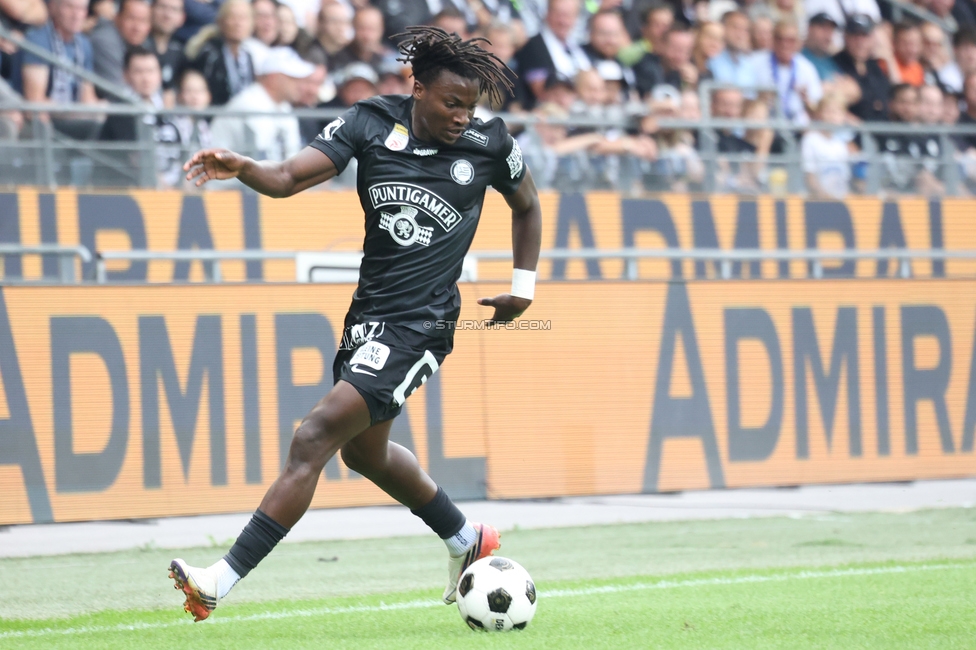 Sturm Graz - LASK
Oesterreichische Fussball Bundesliga, 6. Runde, SK Sturm Graz - Linzer ASK, Stadion Graz-Liebenau, 13.09.2026. Foto zeigt Seedy Jatta (Sturm)
