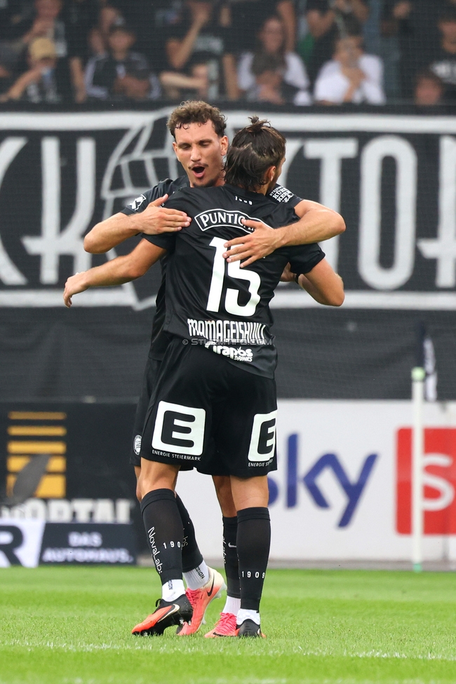 Sturm Graz - LASK
Oesterreichische Fussball Bundesliga, 6. Runde, SK Sturm Graz - Linzer ASK, Stadion Graz-Liebenau, 13.09.2026. Foto zeigt Gizo Mamageishvili (Sturm)
