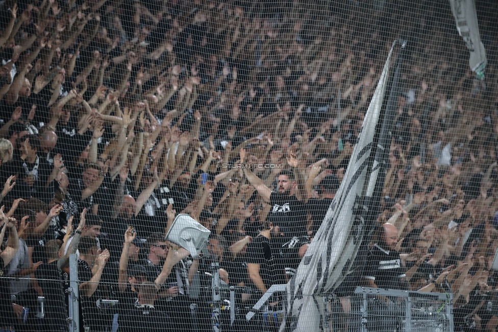 Sturm Graz - Stade Rennes
UEFA Europa League Gruppenphase 1. Spieltag, SK Sturm Graz - Stade Rennes Football Club, Stadion Graz-Liebenau Graz, 16.09.2026. Foto zeigt Fans von Sturm
