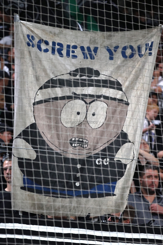 Sturm Graz - Stade Rennes
UEFA Europa League Gruppenphase 1. Spieltag, SK Sturm Graz - Stade Rennes Football Club, Stadion Graz-Liebenau Graz, 16.09.2026. Foto zeigt Fans von Sturm
