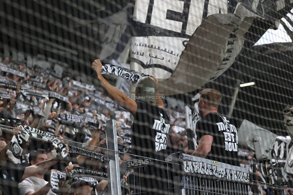 Sturm Graz - Stade Rennes
UEFA Europa League Gruppenphase 1. Spieltag, SK Sturm Graz - Stade Rennes Football Club, Stadion Graz-Liebenau Graz, 16.09.2026. Foto zeigt Fans von Sturm
