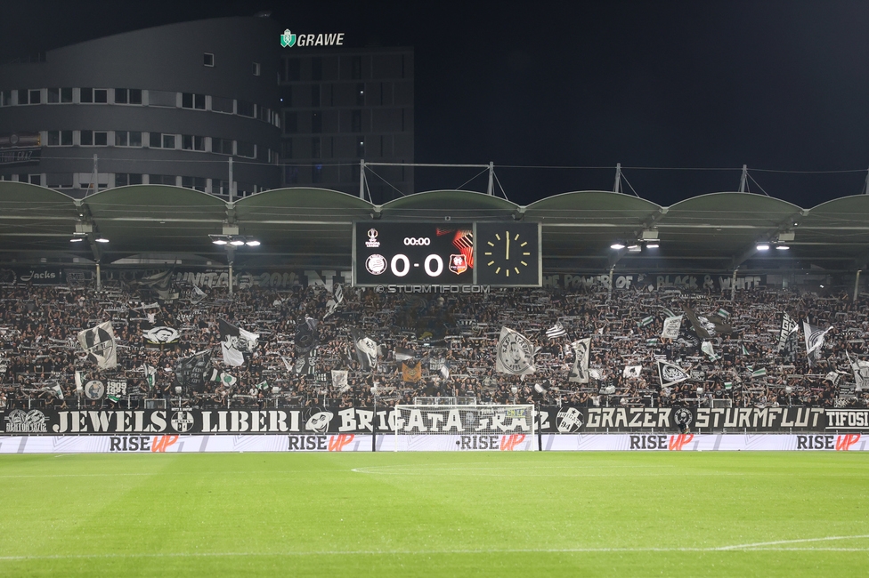 Sturm Graz - Stade Rennes
UEFA Europa League Gruppenphase 1. Spieltag, SK Sturm Graz - Stade Rennes Football Club, Stadion Graz-Liebenau Graz, 16.09.2026. Foto zeigt Fans von Sturm
